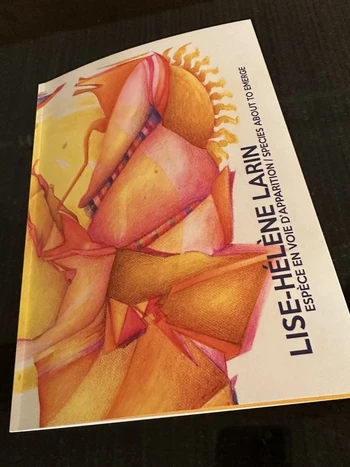 Page de couverture du calatogue d'esposition